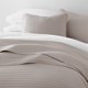 thumbnail image 2 of Juego de Edredón Resistente a las Arrugas para Todas las Estaciones, Colcha con Leche a Rayas Cosida para Ropa de Cama Tamaño Twin de Comfort Canopy, 2 of 10