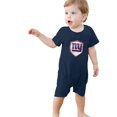 New_York_Giants Team fan Apparel TShirt Logo Newborn Baby short sleeve