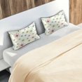 thumbnail image 7 of Coolnut Retro Atom Star Pattern Satin Pillowcase for Hair and Skin Silk Pillowcase, Standard Size(20x26 inches) - Slip Cooling Satin Pillow Covers with Envelope Closure（518） Home Decor Gifts, 7 of 7