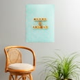 thumbnail image 2 of Society6 Happee Monkee Merry and Bright Candy Canes Poster, 2 of 3