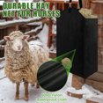 thumbnail image 6 of Austok 3 Pcs Hay Bag Enduring Hay Feeder for Goat Easy to Hang Hay Feeder Bag with Adjustable Strap Portable Hay Feeder Bag for Horses Donkeys Cows Alpacas Ostriches Other Animals, 6 of 9