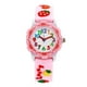 thumbnail image 2 of Reloj impermeable para niños, relojes de pulsera de cuarzo para niños y niñas, rosa fresa Jormftte LL-0840, 2 of 6