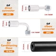 thumbnail image 4 of Kit de mangueras para aire acondicionado SANTANTOOOL de 26 piezas, mangueras de 2 m, 4 of 9
