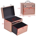 thumbnail image 2 of Gymax Nail Accessories Organizer Makeup Case Polish Travel Box Panel With Drawer, 2 of 10