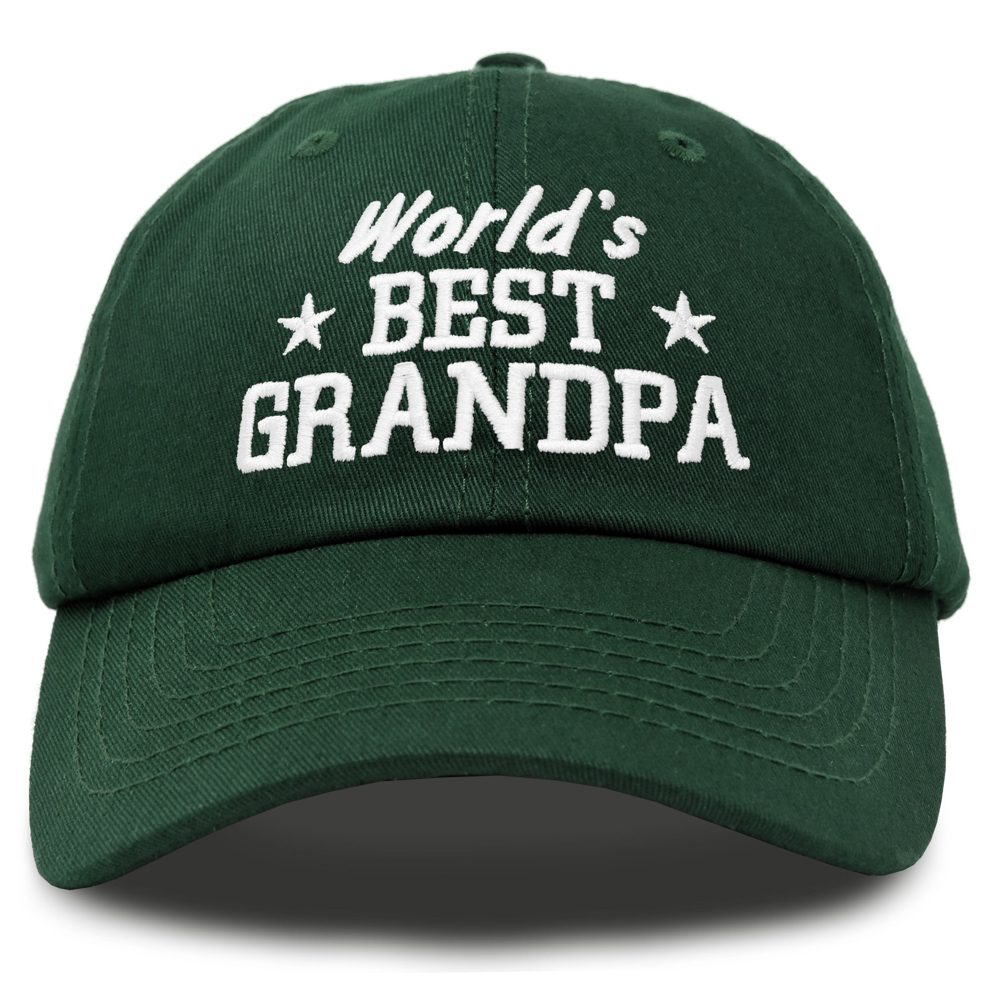 Worlds Greatest Grandpa Beanie Cap Skull Hat Baby Pink