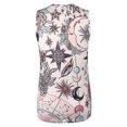 thumbnail image 5 of Verano mujer moda cuello redondo sin mangas estampado Casual Tee Tops Wmkox8yi bvn3576, 5 of 5