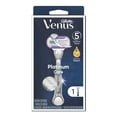 thumbnail image 2 of Rastrillo Gillette Venus Platinum para mujer con 5 hojas para depilar al ras 1 pza, 2 of 4