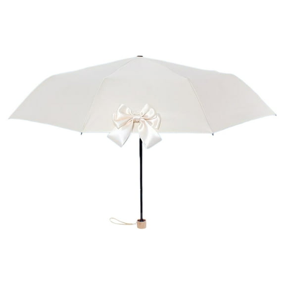 T-HOTLYST Portable Auto Windproof Travel Umbrella Large Bowknot Automatic Open Close Waterproof Folding Design