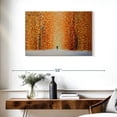 thumbnail image 3 of Elephant Stock Our Rainy Sunset Wall Art - Horizontal Canvas Wall Art - Dining Room Wall Decor - Abstract Canvas - Red And Orange Decor By Ekaterina Ermilkina - 36" x 24", 3 of 8