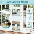 thumbnail image 4 of MOPHOTO Dog Door for Sliding Glass Door, Adjustable Height 80.7''-86.5'' Doggy Door for Sliding Door, No Drilling Install, Sliding Pet Door with Lock for Renters and Apartments Patio (Large-Tall), 4 of 7