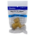 thumbnail image 3 of Jones Stephens C77435lf 3/4" Fpt Plumbite Push On Drop Ear 90° Elbow, Bag Of 1 - Brass, 3 of 4