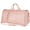 Pink, variant on Large Capacity PU Leather Suit Travel Bag for Business Trips and Vacation Carry On Foldable Waterproof Garment Bag
