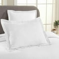 thumbnail image 5 of Superior Geometric Fret Cotton Decorative Bedspread and Sham Set, King, White, 5 of 9