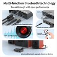 thumbnail image 4 of Receptor de Audio Bluetooth 5.3 Coaxial de Fibra Óptica, Altavoz Clásico, Amplificador, Micrófono, Karaoke, Reproductor USB., 4 of 5