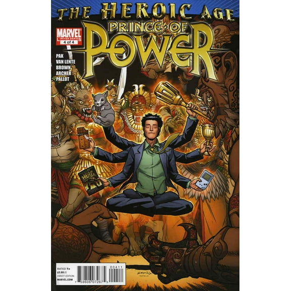 Heroic Age: Prince of Power #4 VF ; Marvel Comic Book