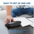 thumbnail image 2 of Wireless Intercom System Hosmart 1/2 Mile Long Range 7-Channel Security Wireless Intercom System for Home or Office 2 Stations Black], 2 of 7