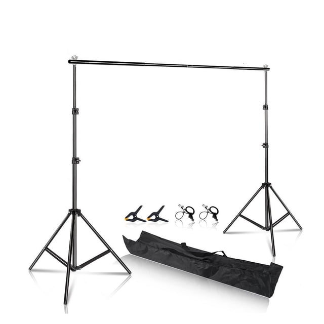 Backdrop Stand Photo Background Support Studio Light Tripod Photography Green Screen Backdrops Birthday ChromaKey Weight Bags ,Easy to Use