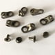 thumbnail image 4 of 20 ganchos para cordones de botas, hebillas con remaches para reparación, acampada, senderismo y escalada. Negro, 4 of 7