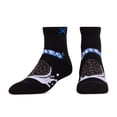 thumbnail image 5 of ODD SOX Novelty Basix Oreo Black Athletic Quarter Socks – Licensed Novelty Cushioned Cotton Blend, 5 of 6