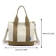 thumbnail image 3 of Bolso bandolera para mujer Bolsos de mensajero de lona Bolsos de ocio informales con varios compartimentos, 3 of 5