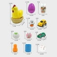 thumbnail image 2 of Darzheoy Prefilled Easter Eggs Surprise Toys with Colorful Bunnies and Chicken for Novelty Basket Stuffers, Egg Hunt Party Favors, 2 of 9