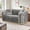 Gold-Gray, variant on Wiilayok 62.6" Velvet Button Tufted Sofa, Mid-Century Classic Chesterfield Sofa Couch with Thick Backrest,Gold Stainless 2 Love Seat Couches for Living Room,Blue