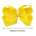 thumbnail image 2 of uds cinta de grosgrain hecha a mano lazos para el cabello de Color sólido pinzas de cocodrilo accesorios para el cabello para niñas pequeñas adolescentes, 2 of 6