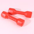 thumbnail image 1 of TAILTOSS 4Pcs Red Exercise Dumbbells Plastic Barbells for Performance Gymnastics and Games, 1 of 4