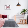thumbnail image 2 of Stupell Industries Pink Monarch Butterfly Animals Painting Wrapped Canvas Canvas Art Print Wall Art, 20 x 16, 2 of 7