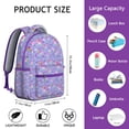 thumbnail image 6 of Stylish Cat Themed Backpack for Women & Teens - Lightweight Waterproof School Bag for Travel & Work - Roomy Laptop Backpack with Side Pockets - Fashionable Floral Cat Print, 6 of 6