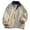 a-Khaki716217, variant on VNKIDY Men's Coat Autumn Winter Solid Color Collared Jacket With Contrast Lining Zipper Front Long Sleeve Relaxed Fit Coat For Casual Daily Streetwear Activities Stylish Outerwear
