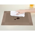 thumbnail image 6 of Unique Bargains Set of 8 Washable Wipeable Heat Resistant Table Placemat Champagne 18x12in, 6 of 6