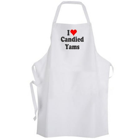 Aprons365 - I Love Candied Yams – Apron - Thanksgiving Marshmallows Chef