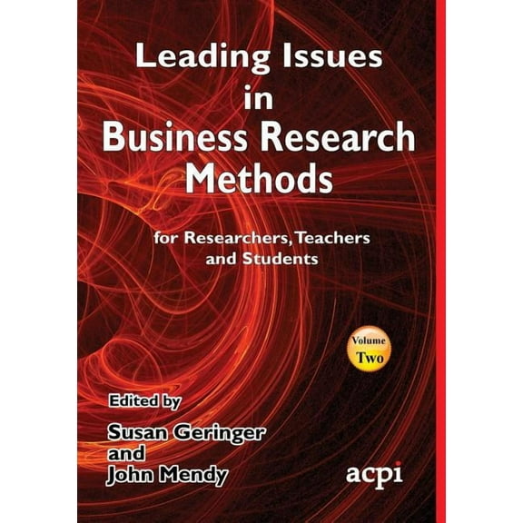 Leading Issues in Business Research Methods Volume 2 (Paperback)