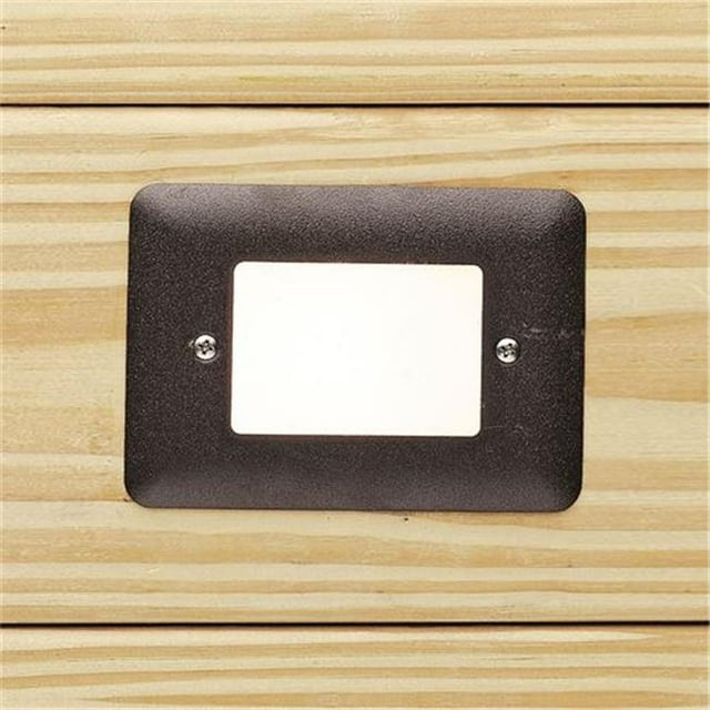Kichler Éclairage 15780AZT27R 2700K LED Pont Step Light&44; Bronze Architectural Texturé - 1W