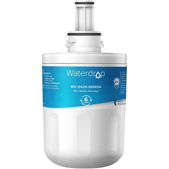 Waterdrop DA29-00003G Replacement for Refrigerator Water Filter,  Samsung DA29-00003G, Aqua-Pure Plus DA29-00003B, HAFCU1, DA29-00003A, Standard