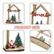 thumbnail image 4 of Cateissary Adorno de casa de Navidad de madera de primera calidad para celebraciones navideñas, diseños pequeños, fáciles de usar y únicos Kits de decoración para fiestas, 4 of 6