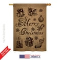 thumbnail image 2 of Breeze Decor 14107 Christmas Favorite Things 2-Sided Vertical Impression House Flag - 28 x 40 in., 2 of 4