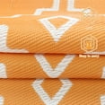 thumbnail image 2 of Lahome 6x9 Plastic Straw Outdoor Rug Waterproof, Reversible Orange Boho Rugs for Outside, Large Indoor Outdoor Area Rug for Deck Balcony, 2 of 8
