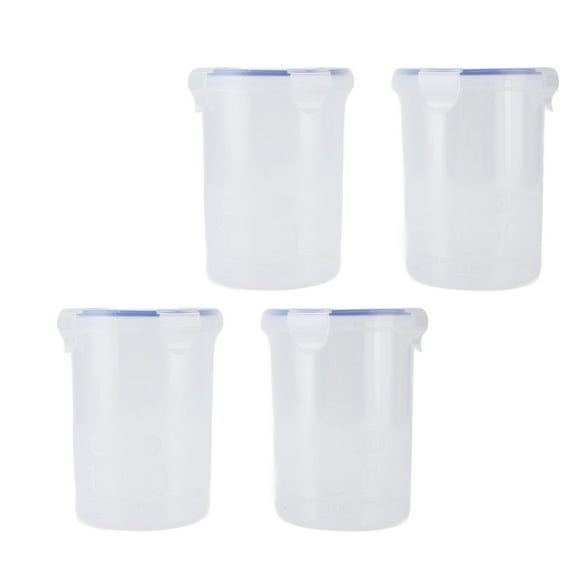 Vaso De Almacenamiento De Pintura, Recipiente De Pintura De Plástico Portátil Hermético De 1000 Ml, Diseño De Tapa Transparente Con Pincel De Bola Mezcladora Para Pintura