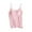 Pink, variant on Womens Tank Tops Summer Tanks Cami Sleeveless Basic Tops Solid Padded Vest Bra Spaghetti Strap Sports Vest, Green