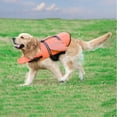 thumbnail image 2 of M, Naranja Chaleco Salvavidas para Perros Chaleco Salvavidas para Perros Chaleco Salvavidas Reflectante Chaleco Salvavidas para Perros de tamaño Ajustable para Nadar Surf Navegar Caza, 2 of 5