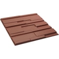 thumbnail image 6 of Ekena Millwork 19 5/8"W x 19 5/8"H Offset Brick EnduraWall Decorative 3D Wall Panel, Universal Pearl Metallic Champagne Pink (12-Pack for 32.04 Sq. Ft.), 6 of 6