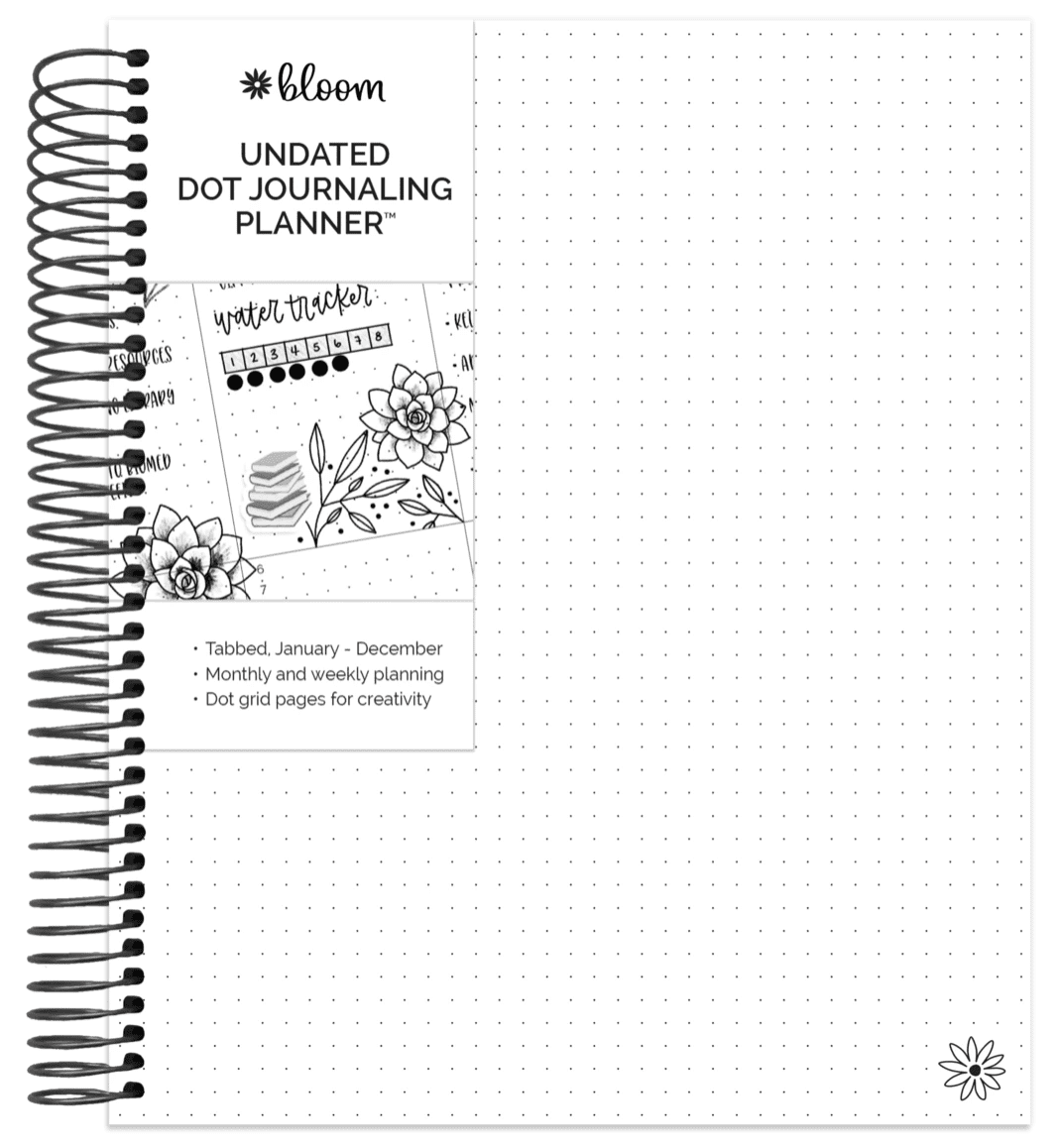 Undated Dot Journaling Planner V2 (7'x9'), by bloom daily planners