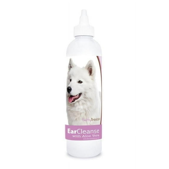 Healthy Breeds 840235113768 8 oz Samoyed Ear Cleanse with Aloe Vera Sweet Pea & Vanilla