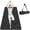 Dark Black-72" x 32" x 8mm, variant on Blue 72" X 32" X 6mm Yoga Mat for Men and Women Fitness Pilates
