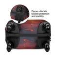 thumbnail image 2 of Balery Sunset River Western Cowboy Funda de equipaje, fundas para maletas, elástica, lavable, protector de maletas, compatible con maletas de 18 a 32 pulgadas-Small, 2 of 7
