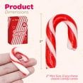 thumbnail image 4 of 4E's Novelty 50 Pack Christmas Mini Individually Wrapped Candy Canes, Red and White Peppermint Candy Canes, 4 of 8