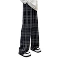 thumbnail image 3 of Pantalons Taille Haute Unis pour Femmes Mode Pantalons Décontractés à Cordon pour Dames, 3 of 8
