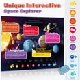 thumbnail image 3 of Póster interactivo del sistema solar Qiaojoy bilingüe para niños de 3 a 12 años, 3 of 7